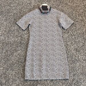 Louis Vuitton Black and White Mini Dress